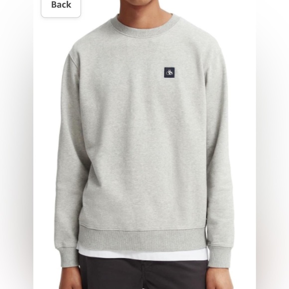 NWT - Scotch & Soda Men’s Classic Logo Regular Fit Sweatshirt - Size L - Picture 2 of 10